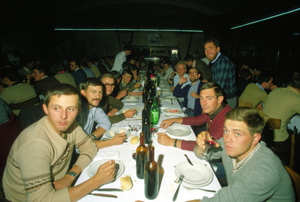 Cena di fine Corso a Sarre (24/09/1979)