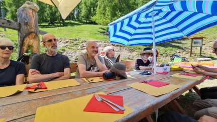 Festa dei nonni del 95° a Malga Polinar, in Val di Rabbi (TN)