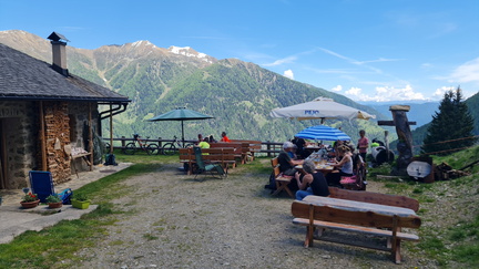Festa dei nonni del 95° a Malga Polinar, in Val di Rabbi (TN)