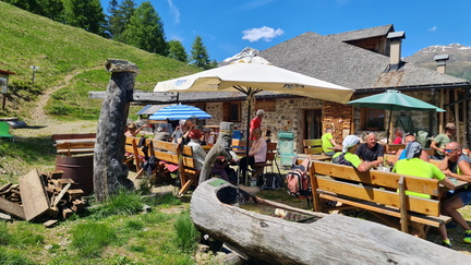 Festa dei nonni del 95° a Malga Polinar, in Val di Rabbi (TN)