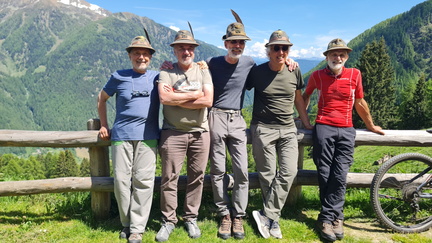 Festa dei nonni del 95° a Malga Polinar, in Val di Rabbi (TN)