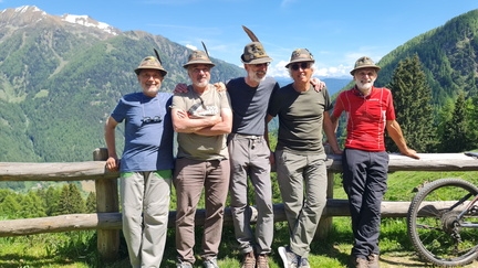 Festa dei nonni del 95° a Malga Polinar, in Val di Rabbi (TN)