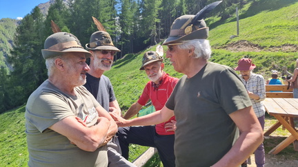 Festa dei nonni del 95° a Malga Polinar, in Val di Rabbi (TN)